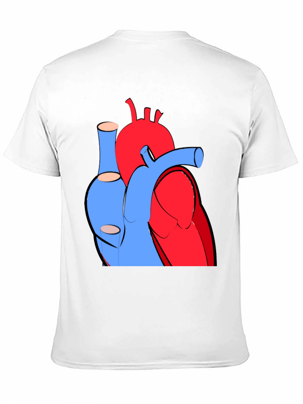 Anatomical Heart Graphic Tee - Cool Medical Shirt