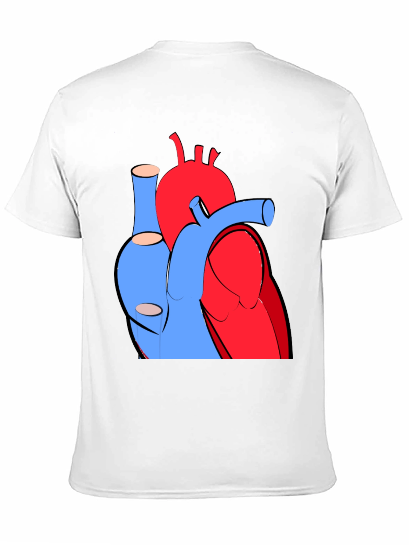 Anatomical Heart Graphic Tee - Cool Medical Shirt