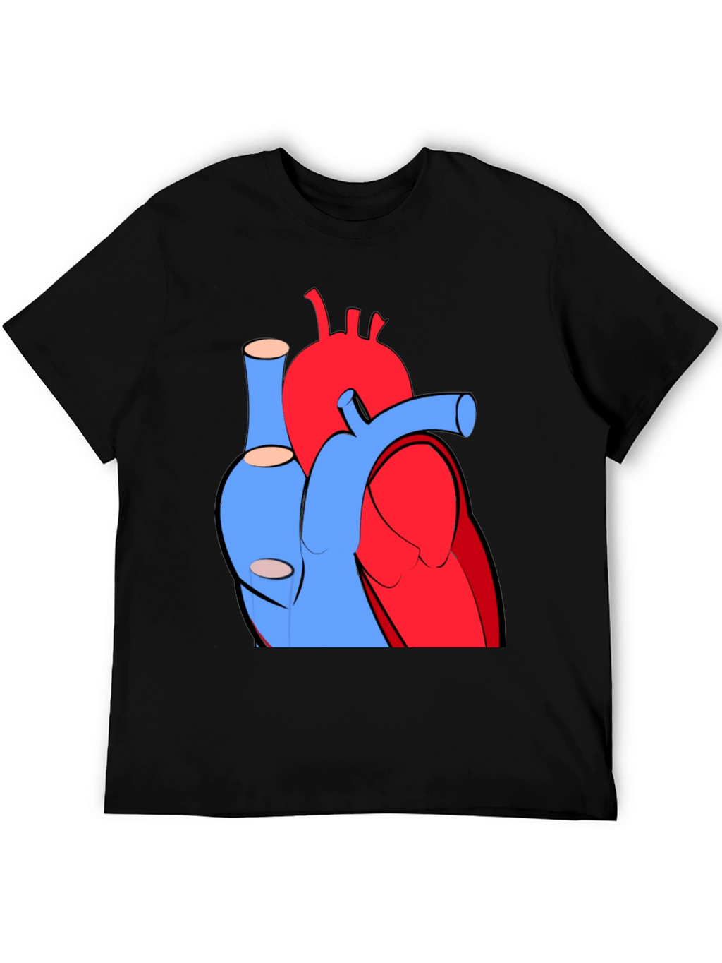 Anatomical Heart Graphic Tee - Cool Medical Shirt