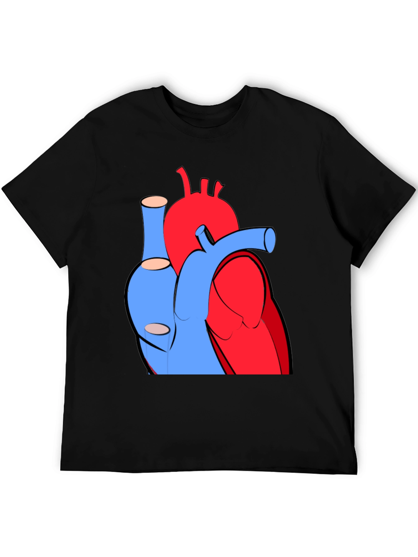 Anatomical Heart Graphic Tee - Cool Medical Shirt
