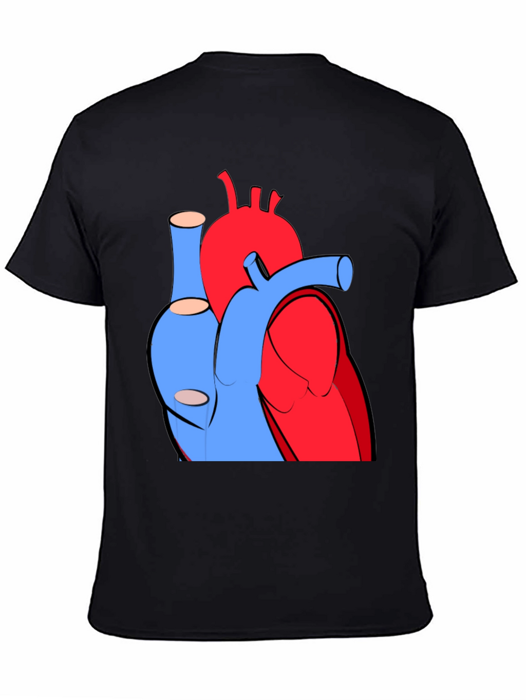 Anatomical Heart Graphic Tee - Cool Medical Shirt