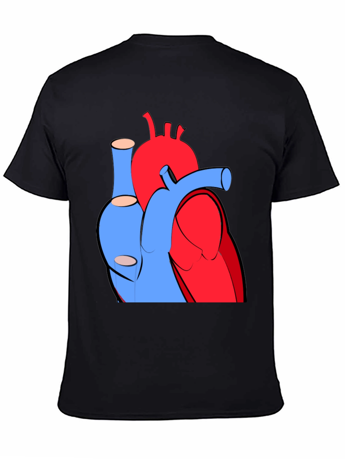 Anatomical Heart Graphic Tee - Cool Medical Shirt