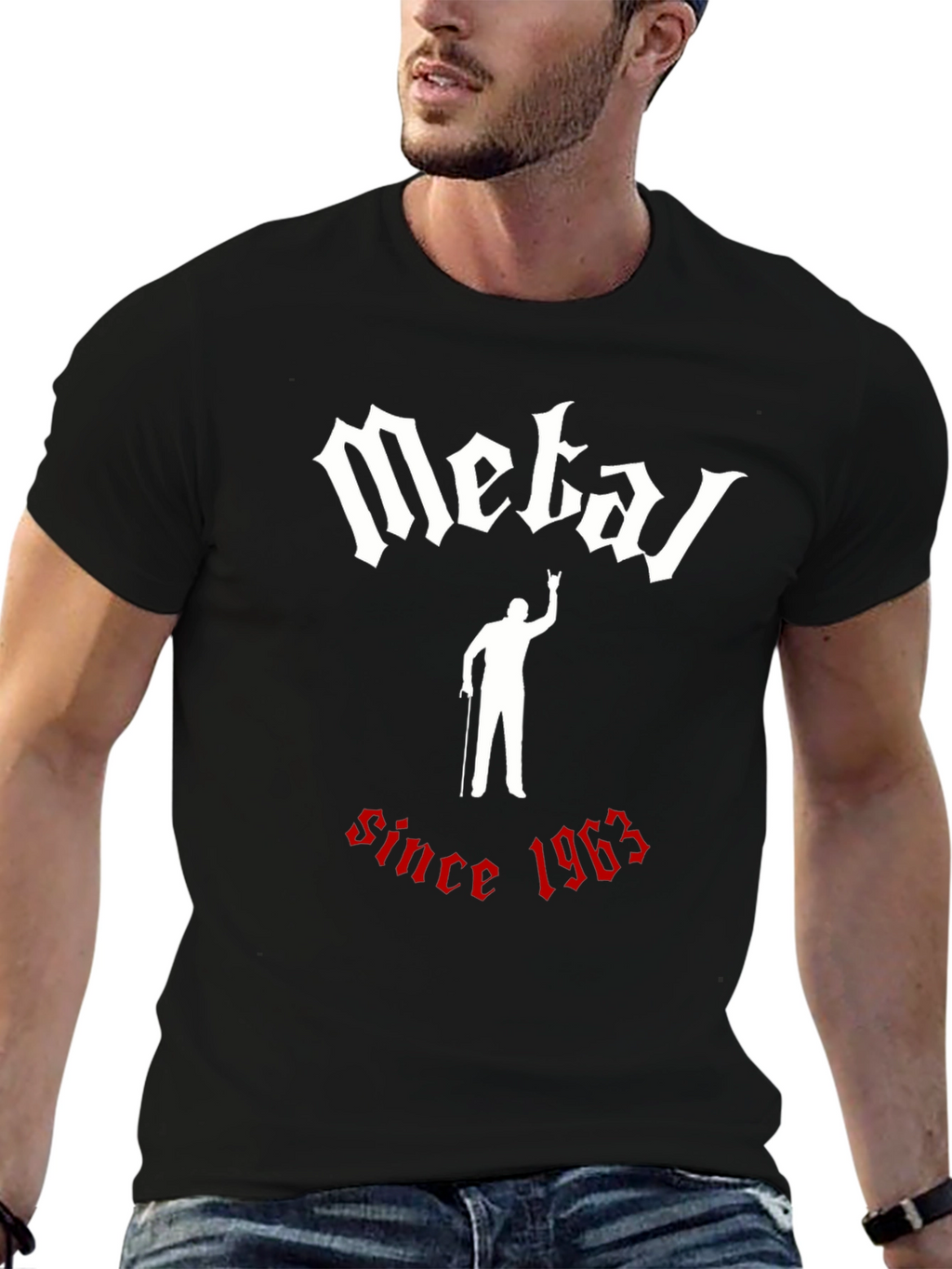 Metal Since 1963 Black Graphic T-Shirt