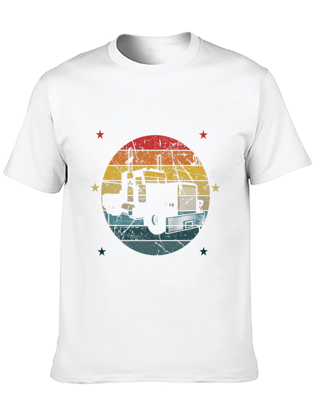 Retro Truck Graphic Tee - Black