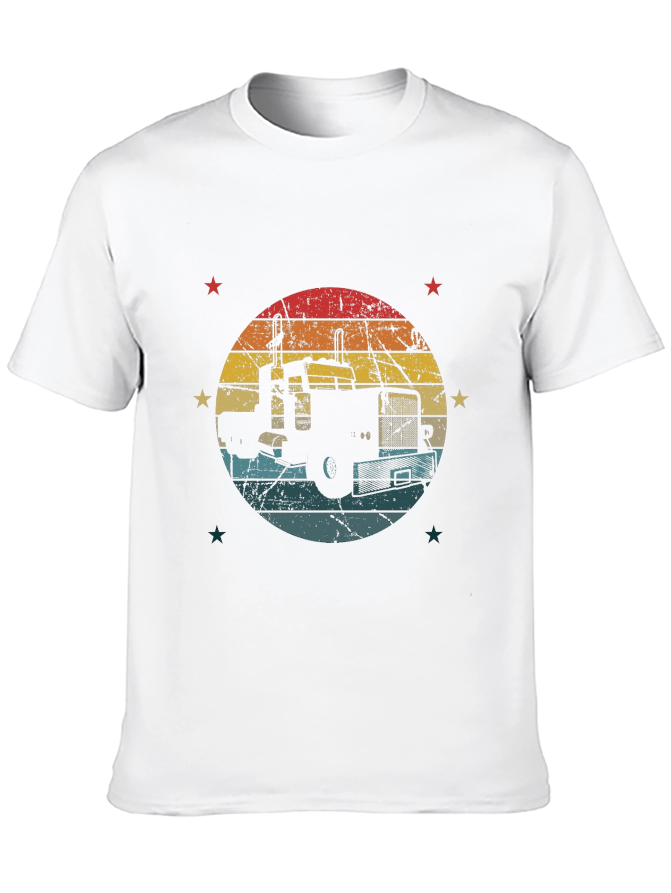 Retro Truck Graphic Tee - Black