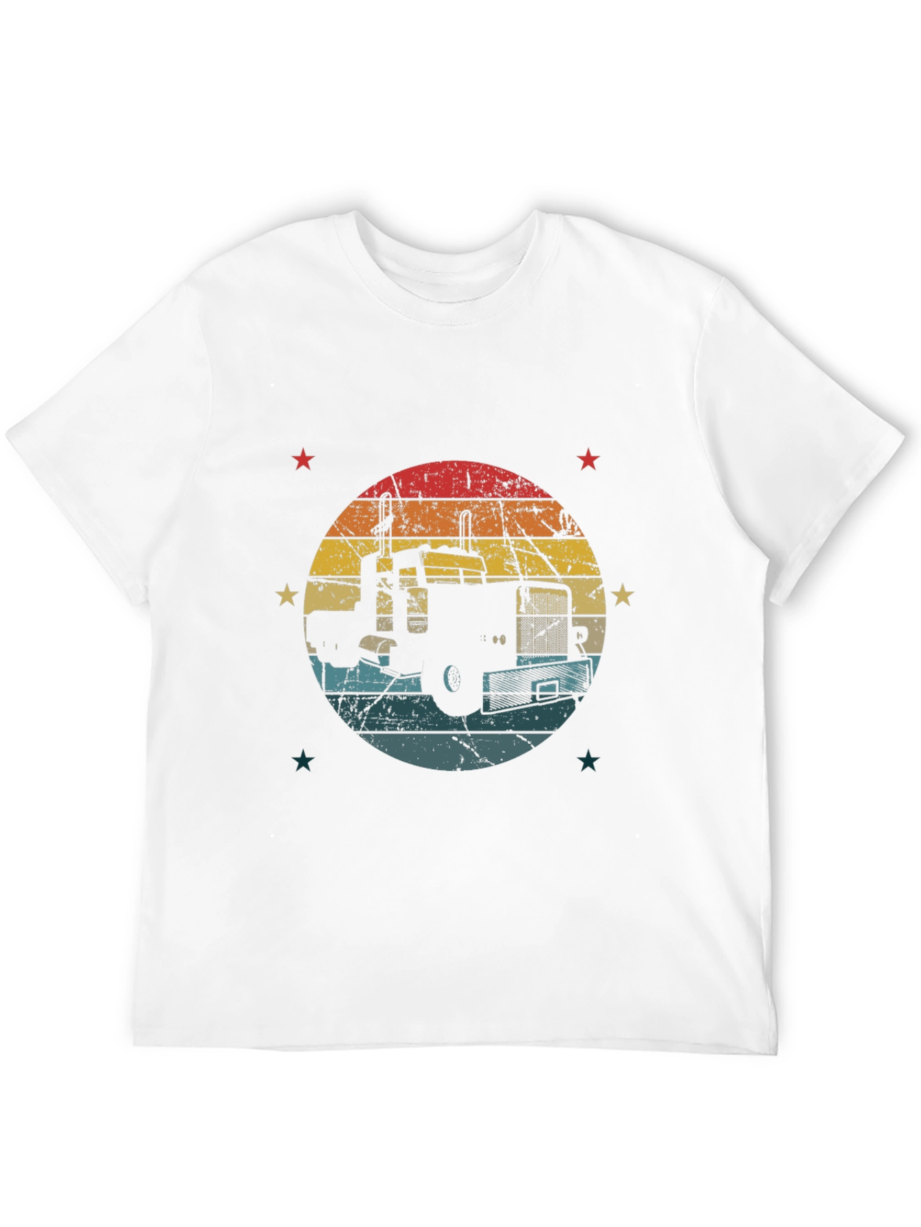 Retro Truck Graphic Tee - Black