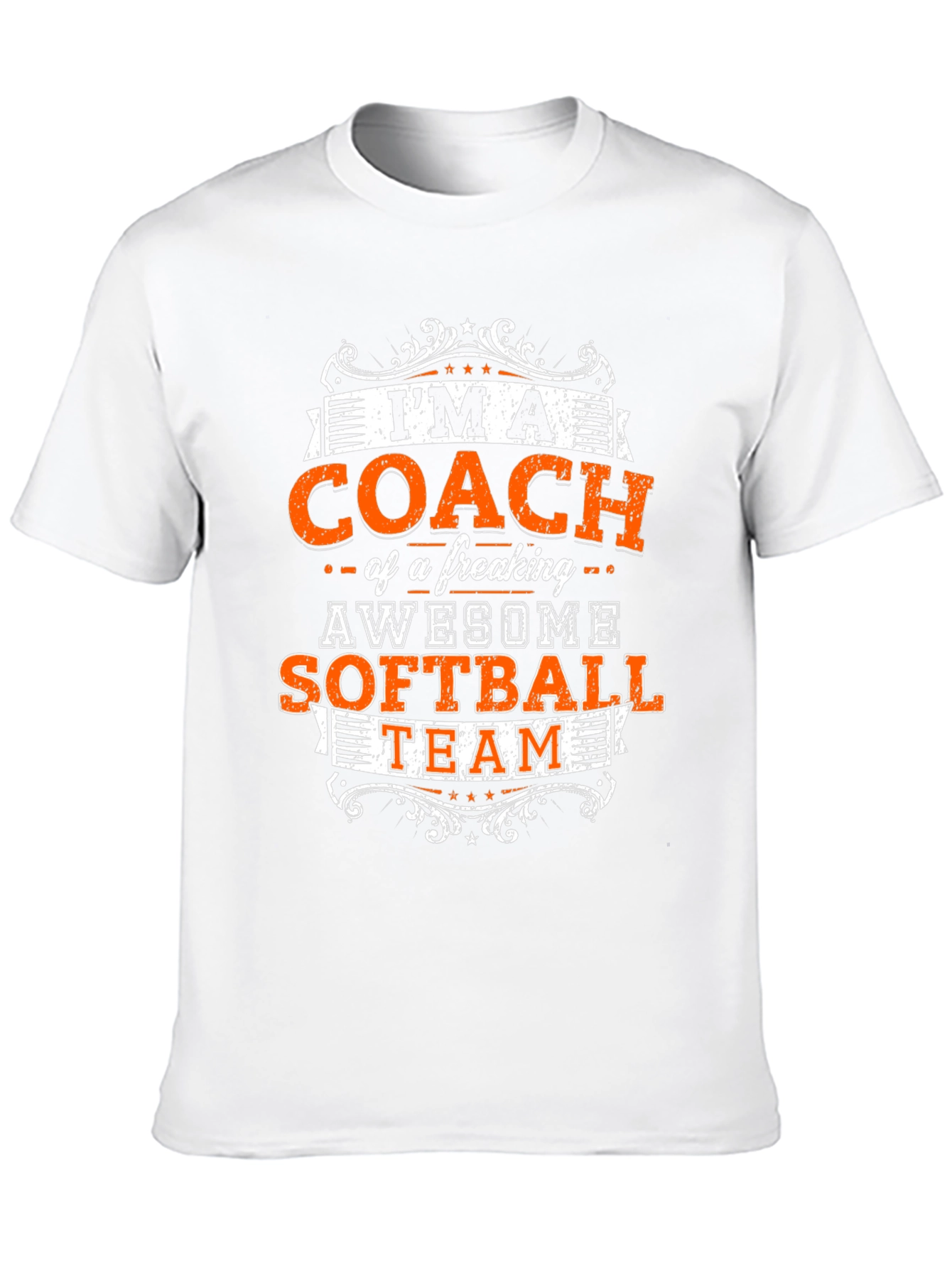 Awesome Softball Coach Graphic Tee