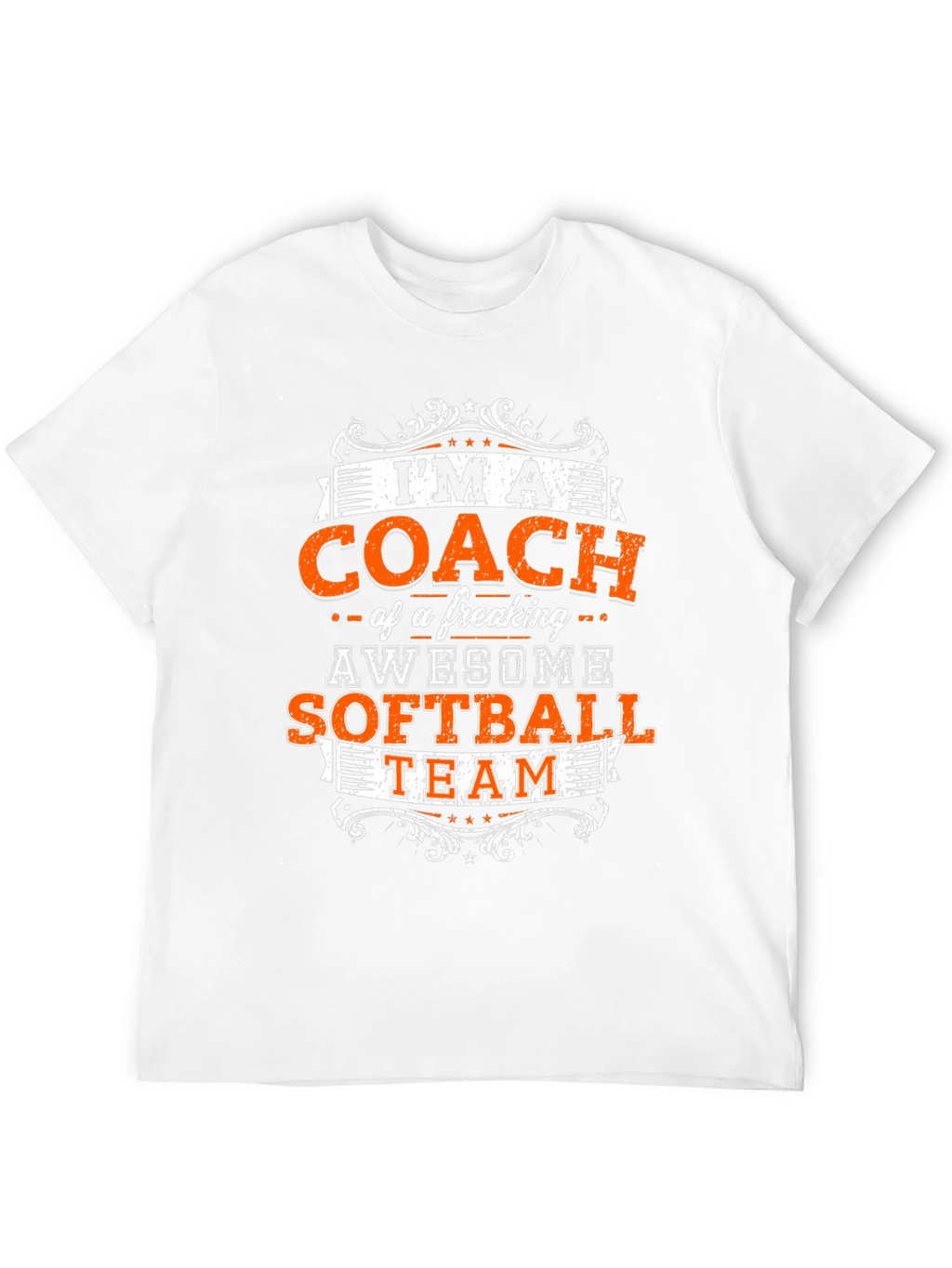 Awesome Softball Coach Graphic Tee