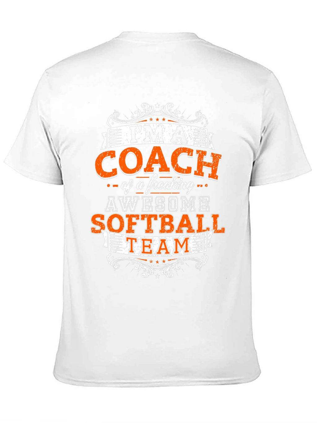 Awesome Softball Coach Graphic Tee