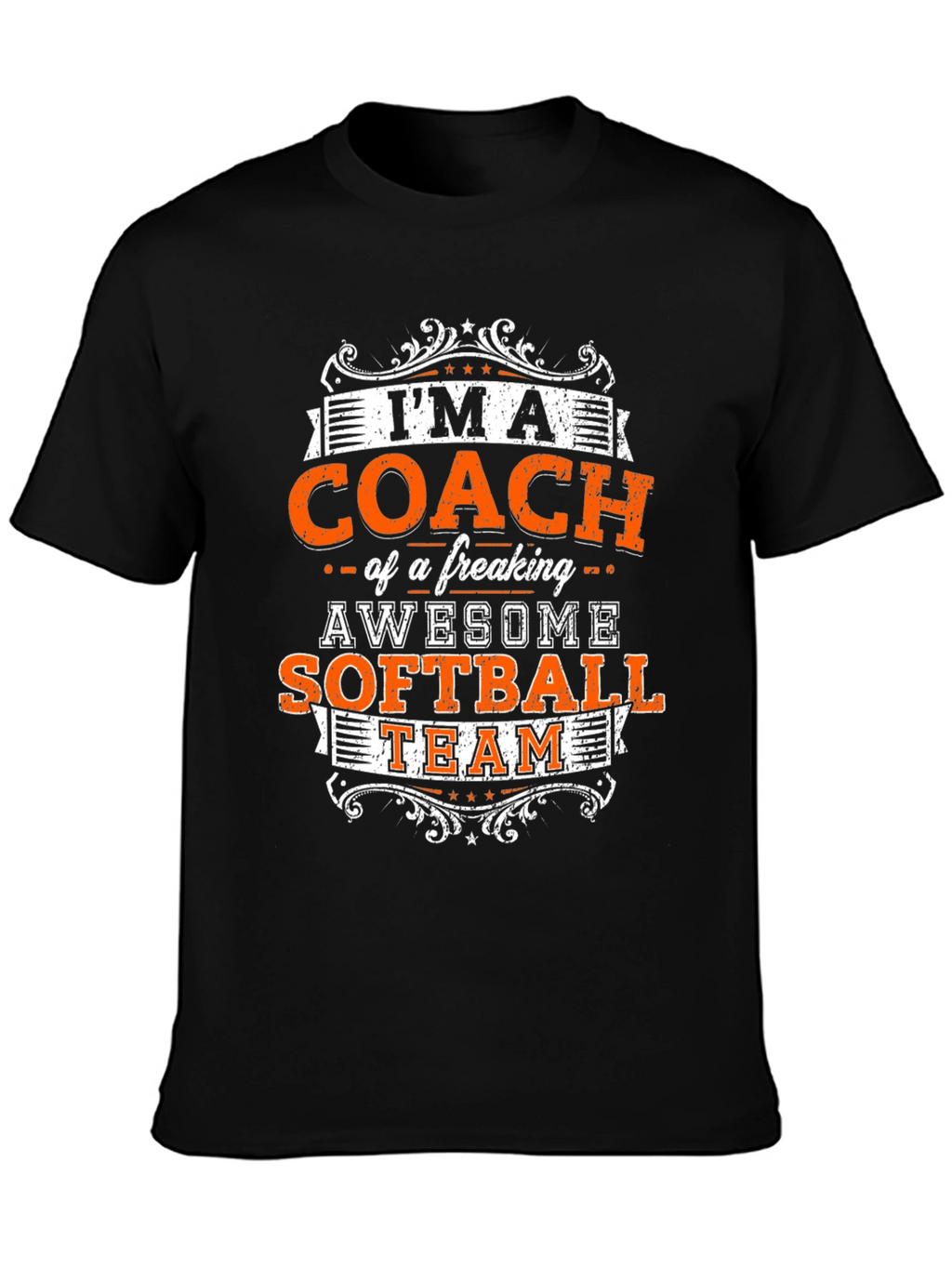 Awesome Softball Coach Graphic Tee