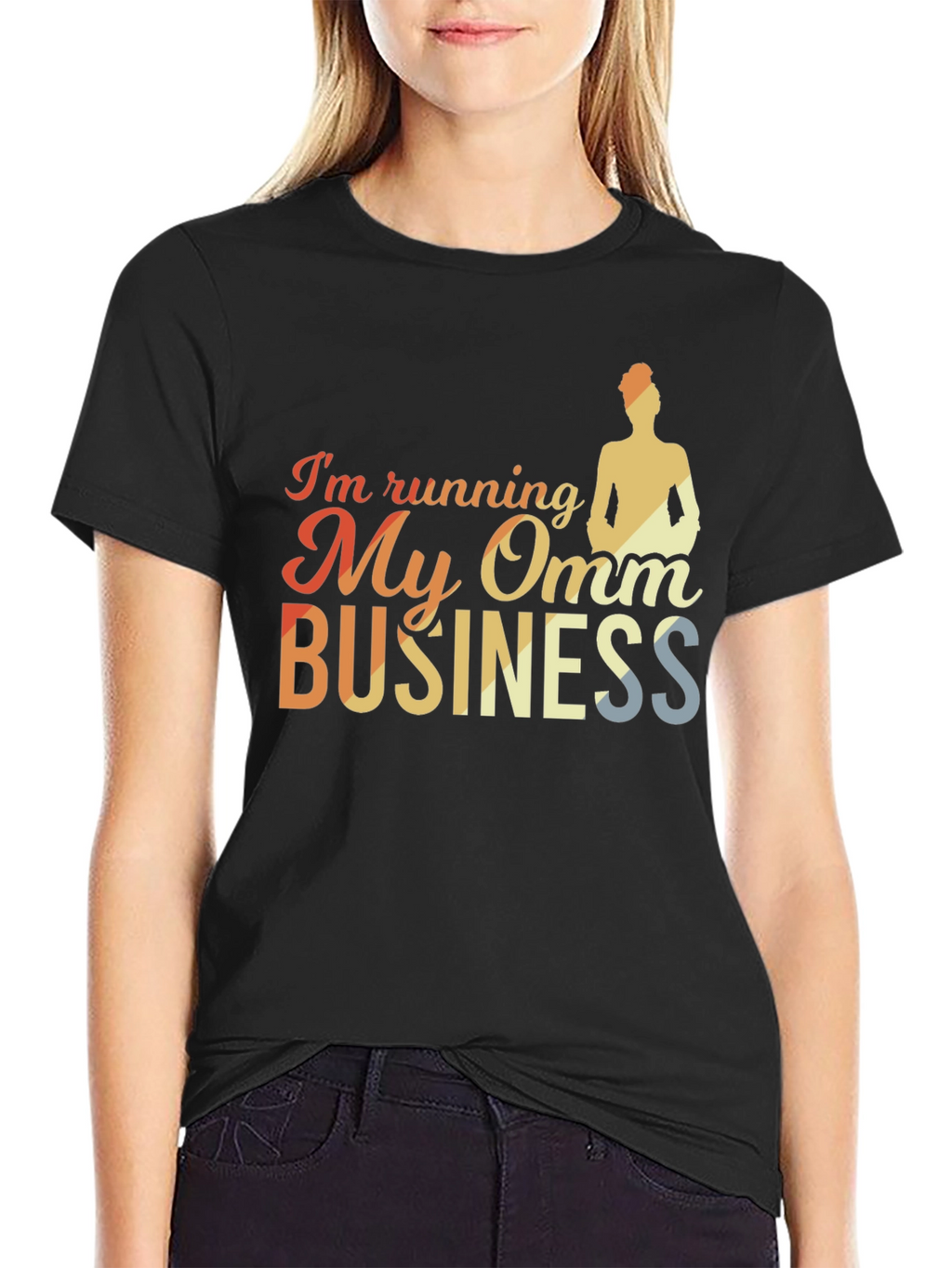 Running My Omm Business Graphic Tee