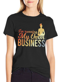 Running My Omm Business Graphic Tee