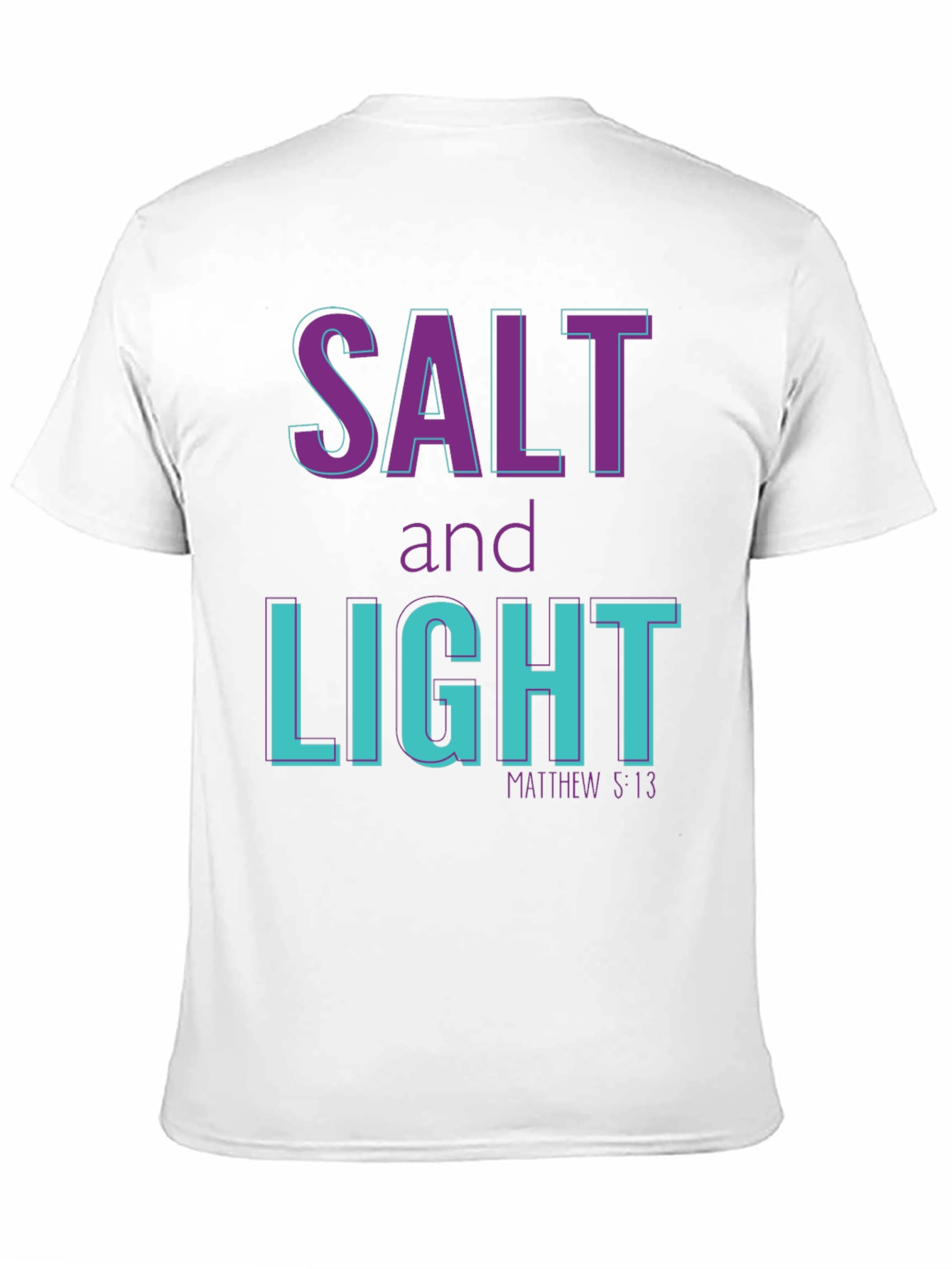 Salt and Light T-Shirt - Matthew 5:13 Christian Tee