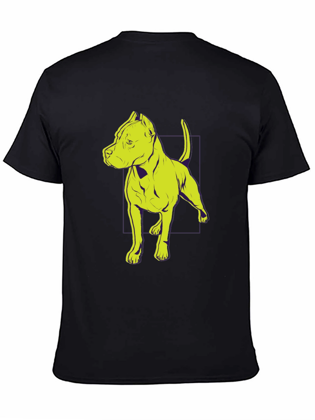 Cool Dog Graphic T-Shirt - Black Crew Neck Tee