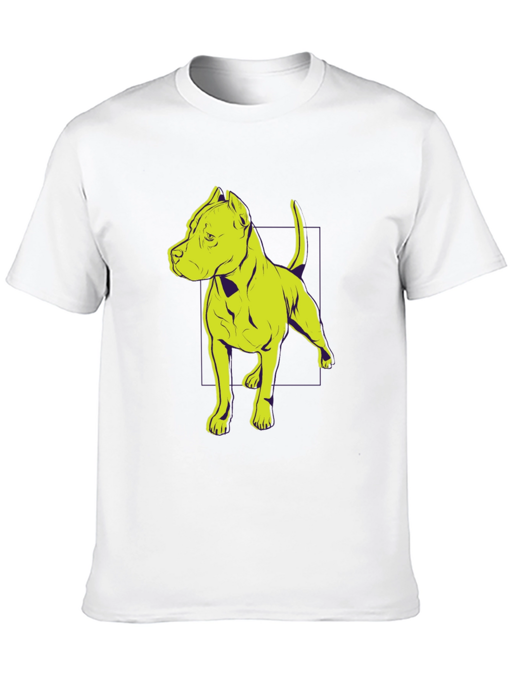 Cool Dog Graphic T-Shirt - Black Crew Neck Tee