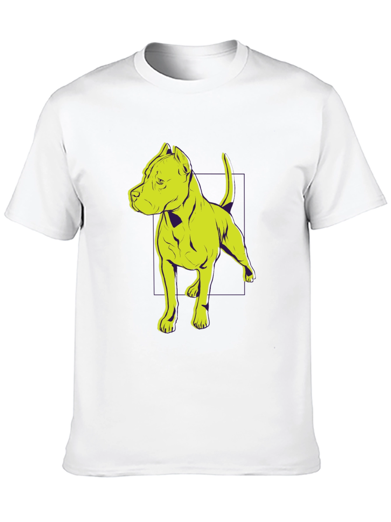 Cool Dog Graphic T-Shirt - Black Crew Neck Tee