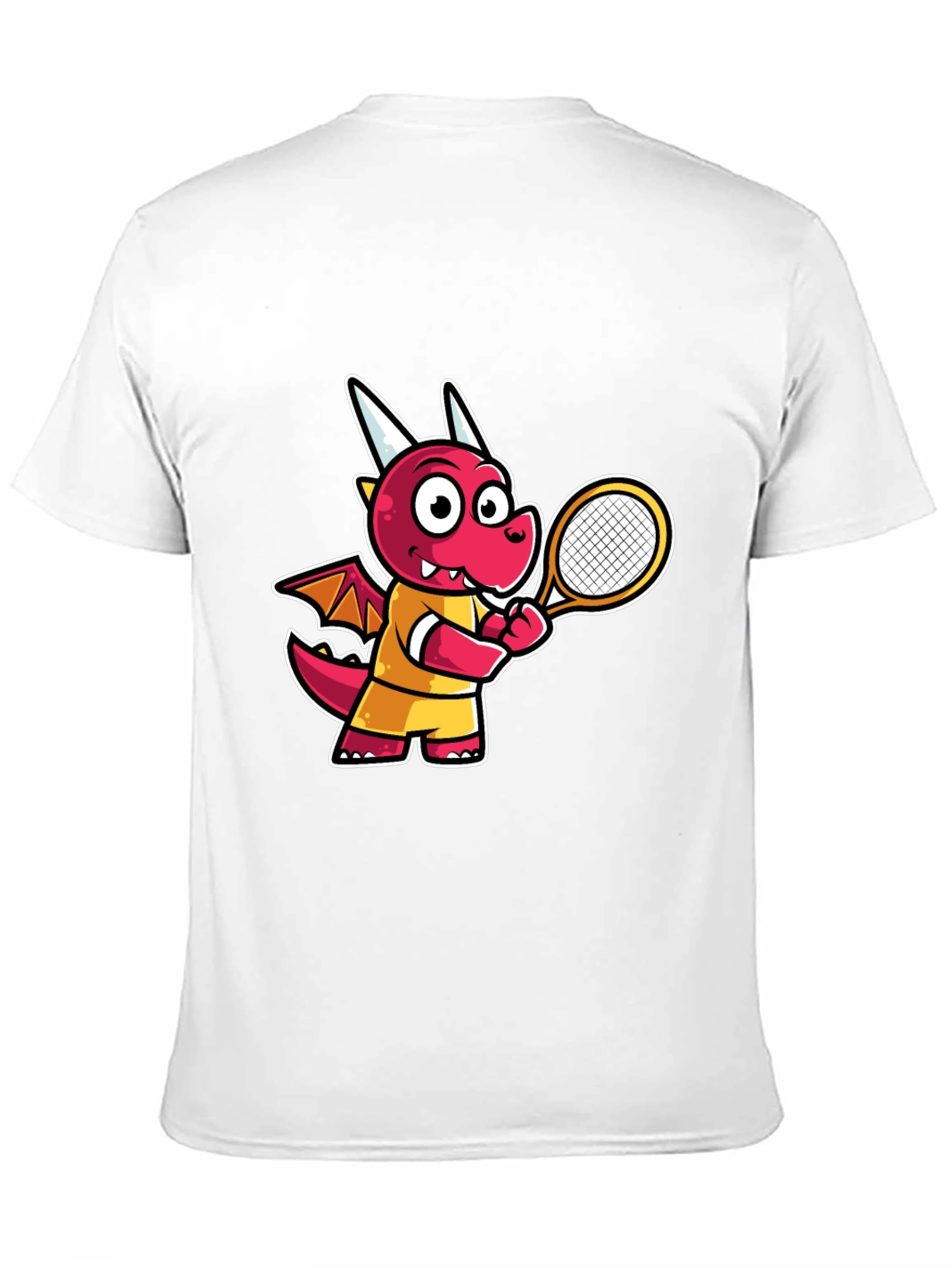 Cartoon Dragon Tennis T-Shirt