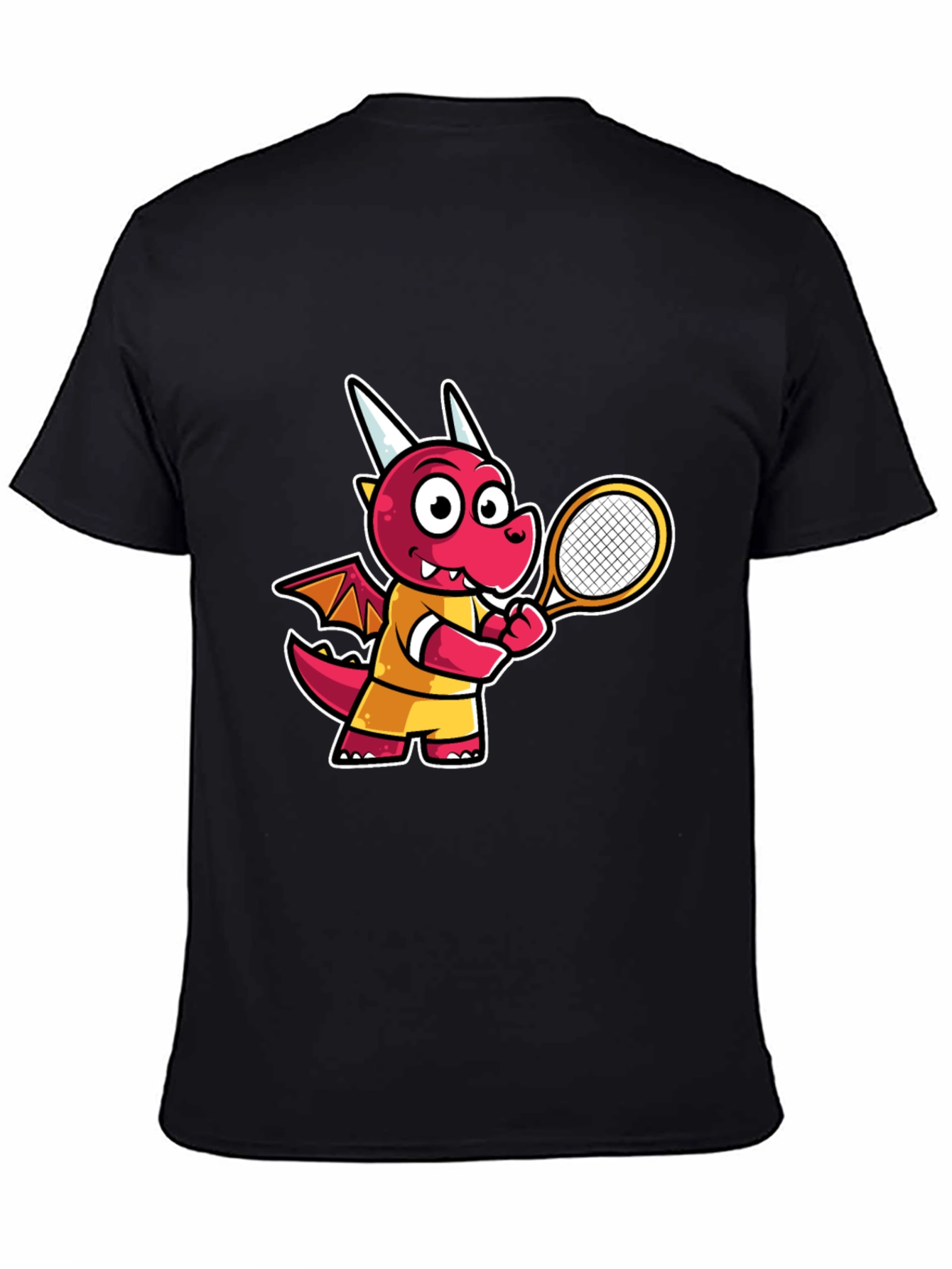 Cartoon Dragon Tennis T-Shirt