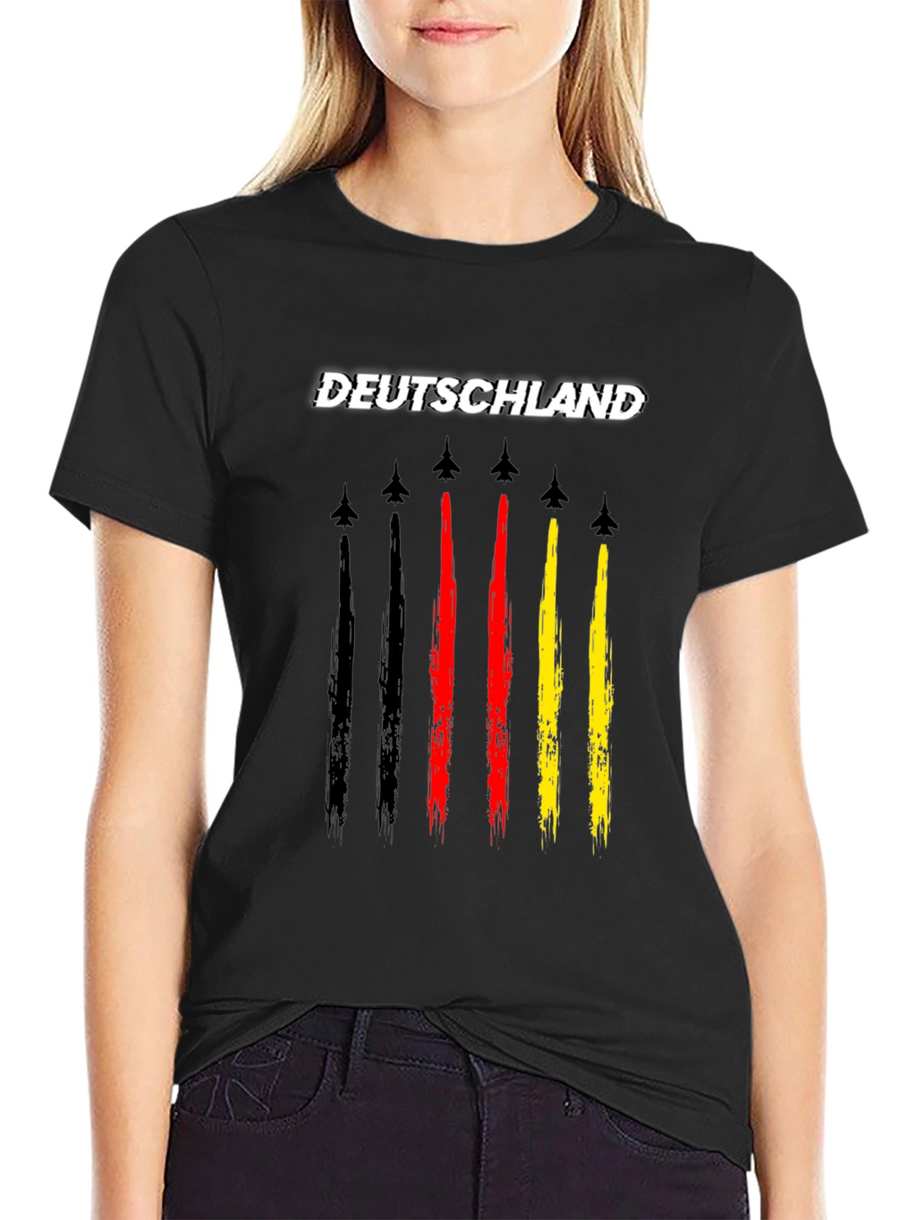 Deutschland Jet Trail T-Shirt - German Pride Tee