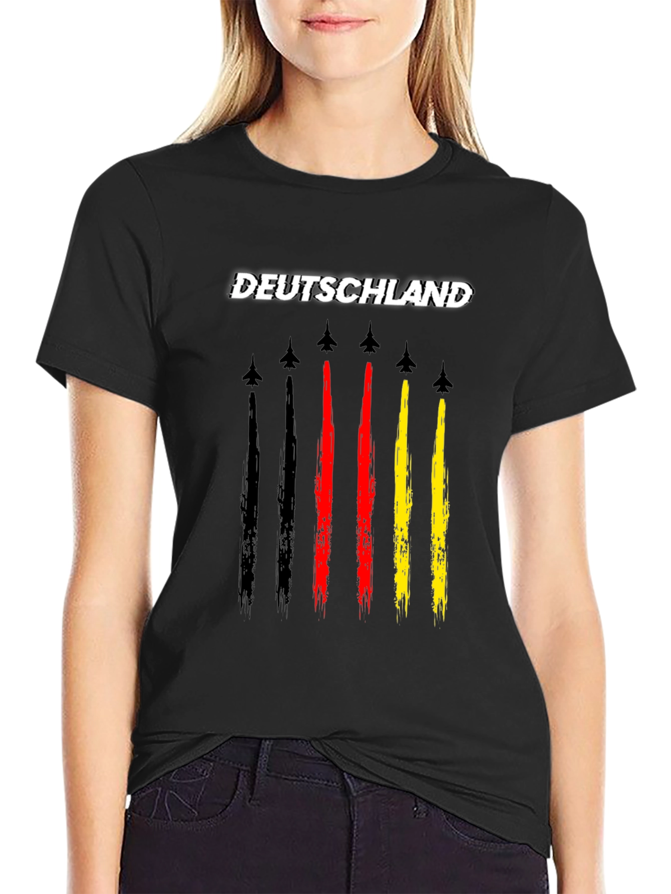Deutschland Jet Trail T-Shirt - German Pride Tee