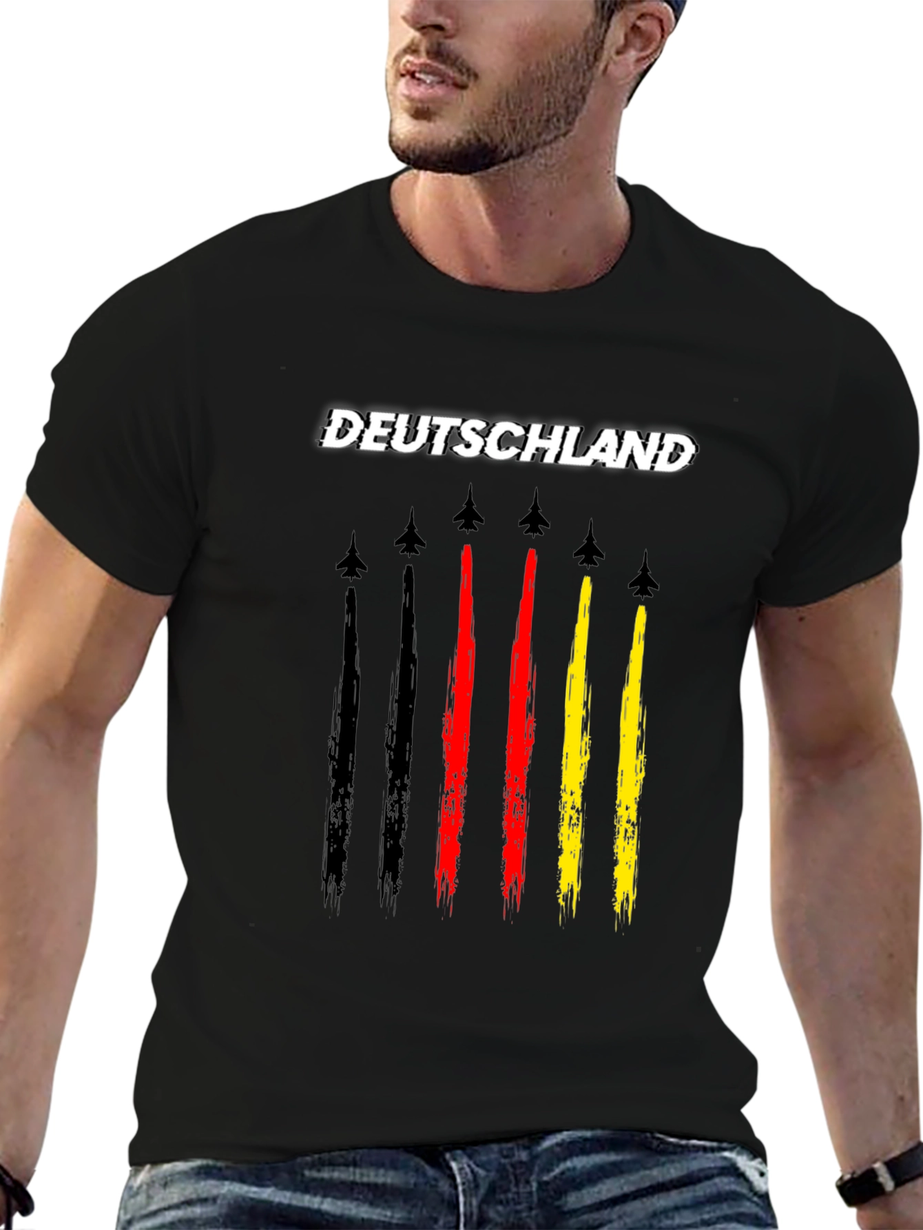 Deutschland Jet Trail T-Shirt - German Pride Tee