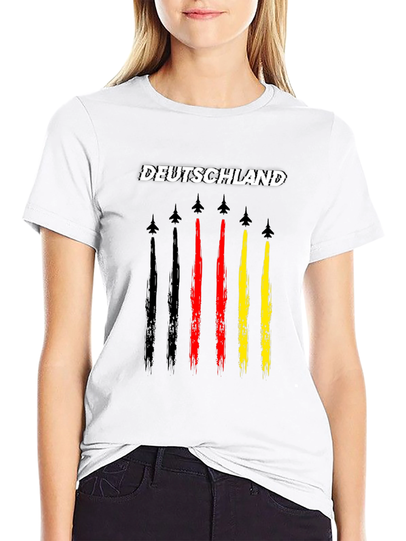 Deutschland Jet Trail T-Shirt - German Pride Tee