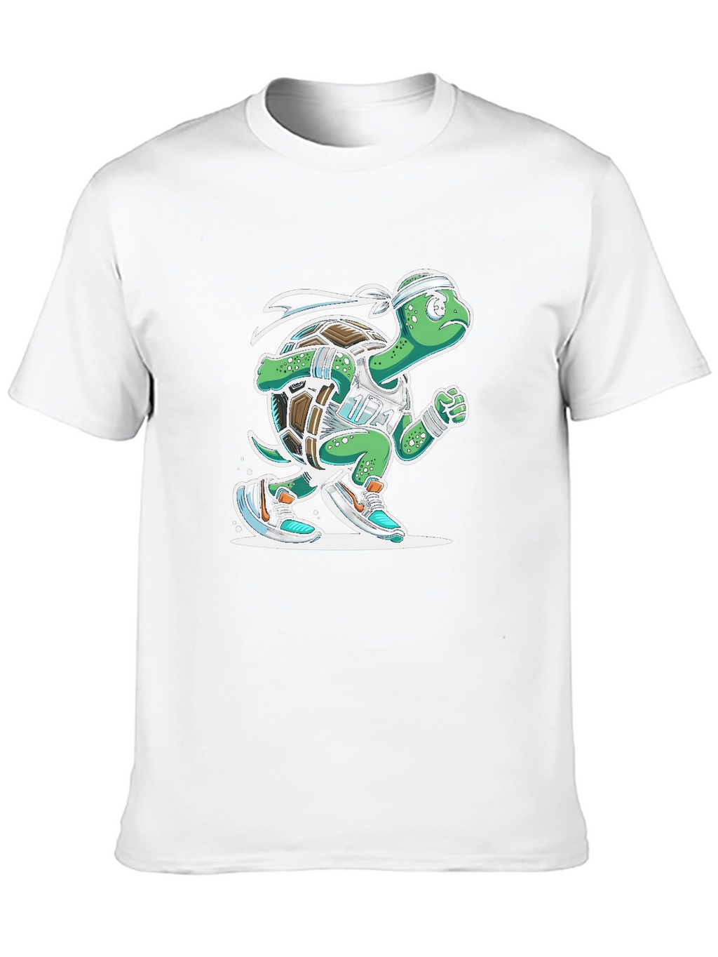 Running Turtle Graphic Tee - Black