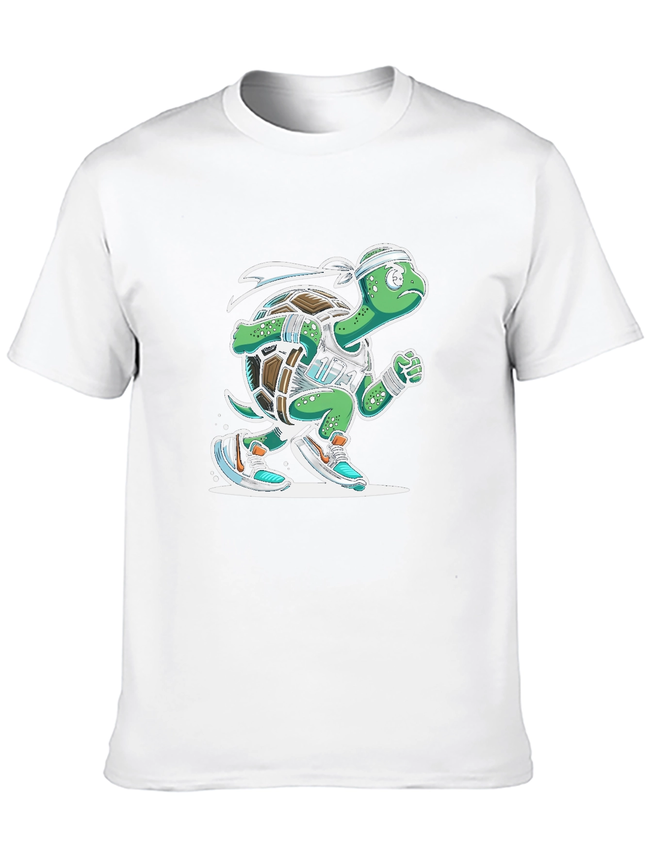 Running Turtle Graphic Tee - Black