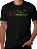 Let the People Trade Black T-Shirt