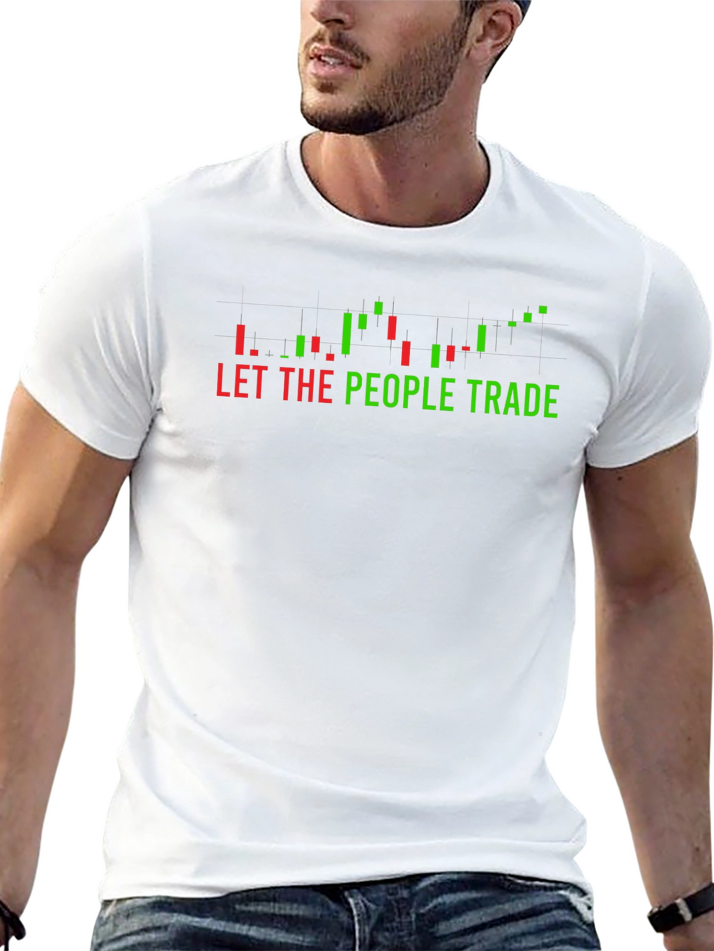Let the People Trade Black T-Shirt