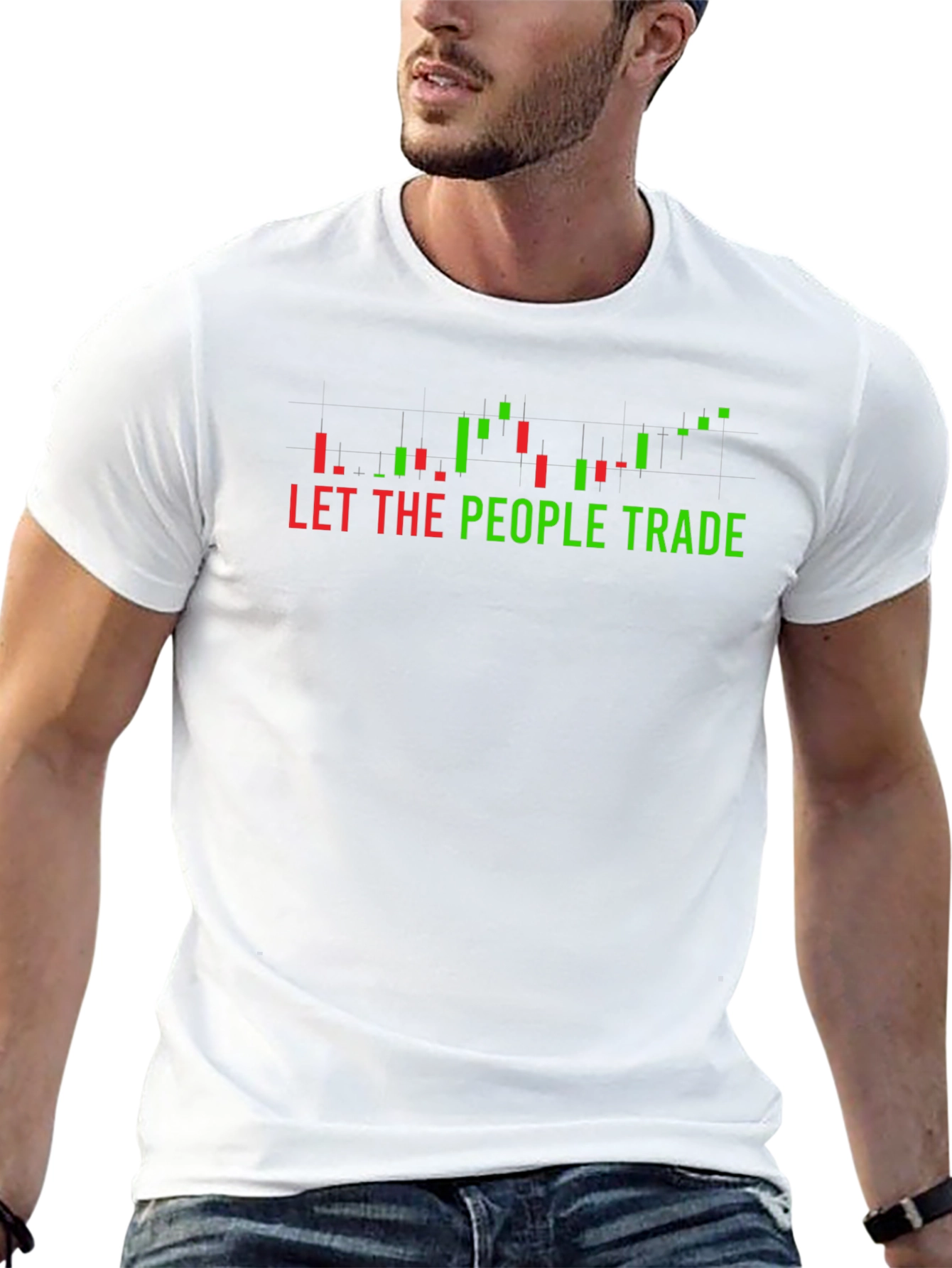 Let the People Trade Black T-Shirt