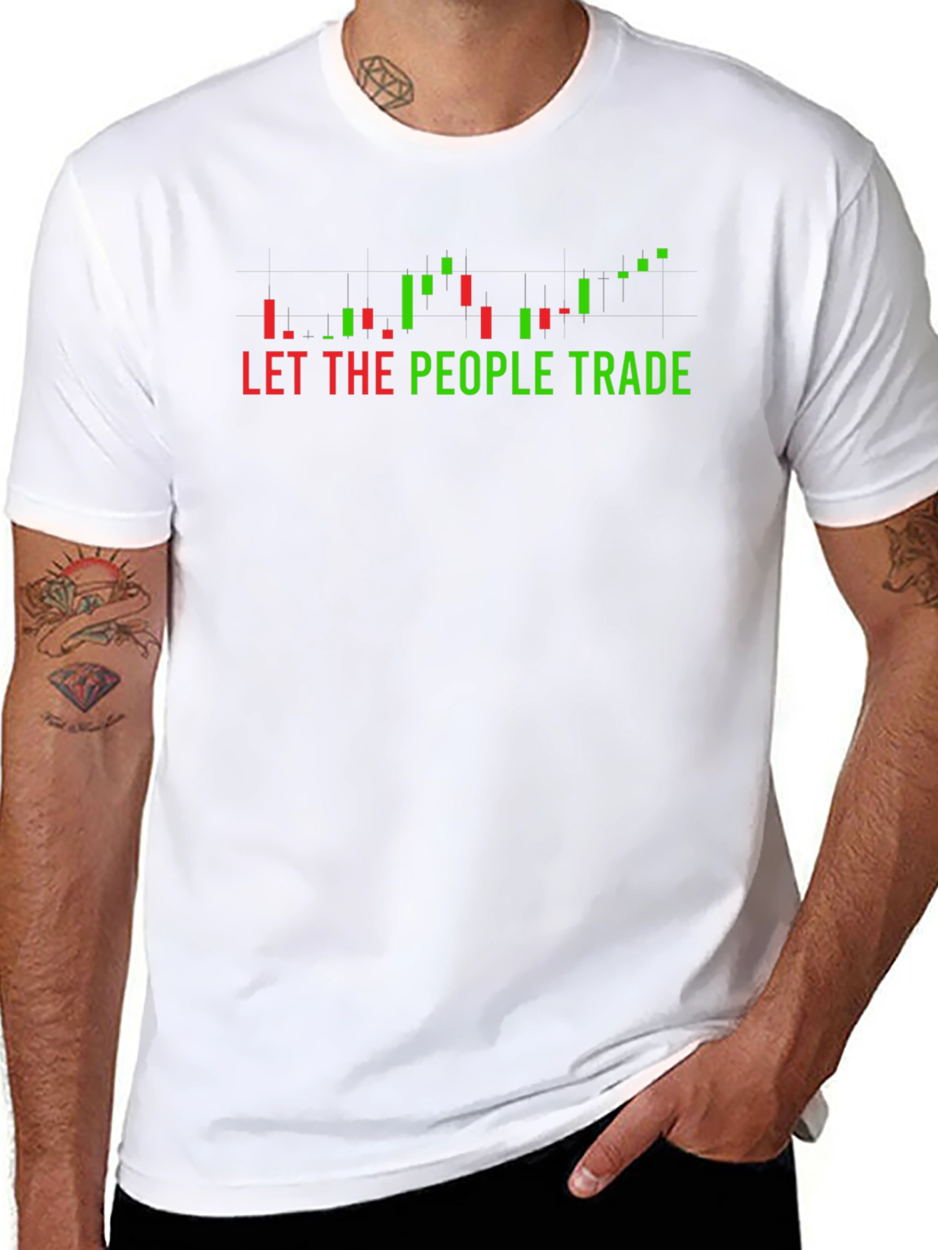 Let the People Trade Black T-Shirt