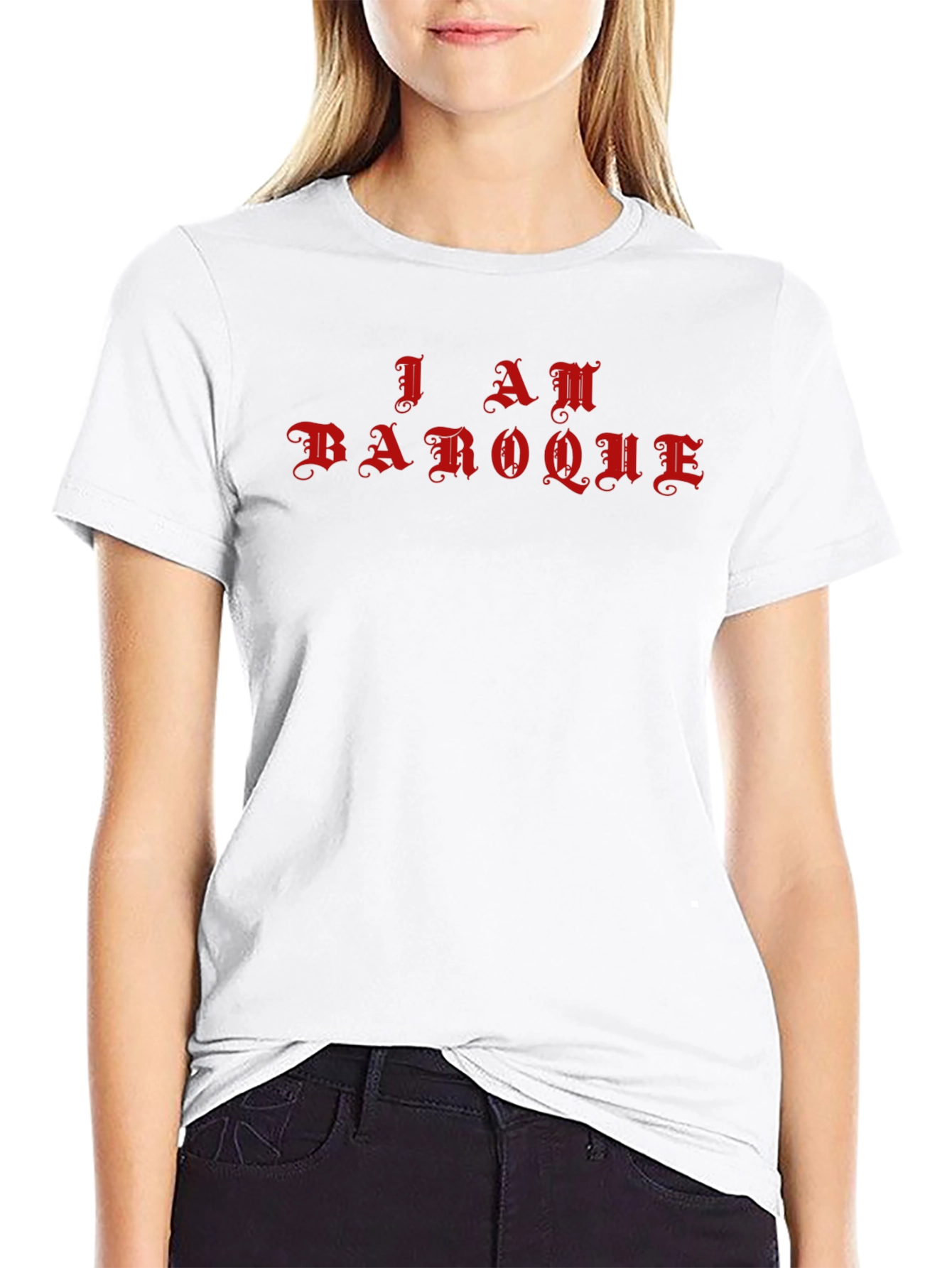 I am Baroque Black Graphic Tee