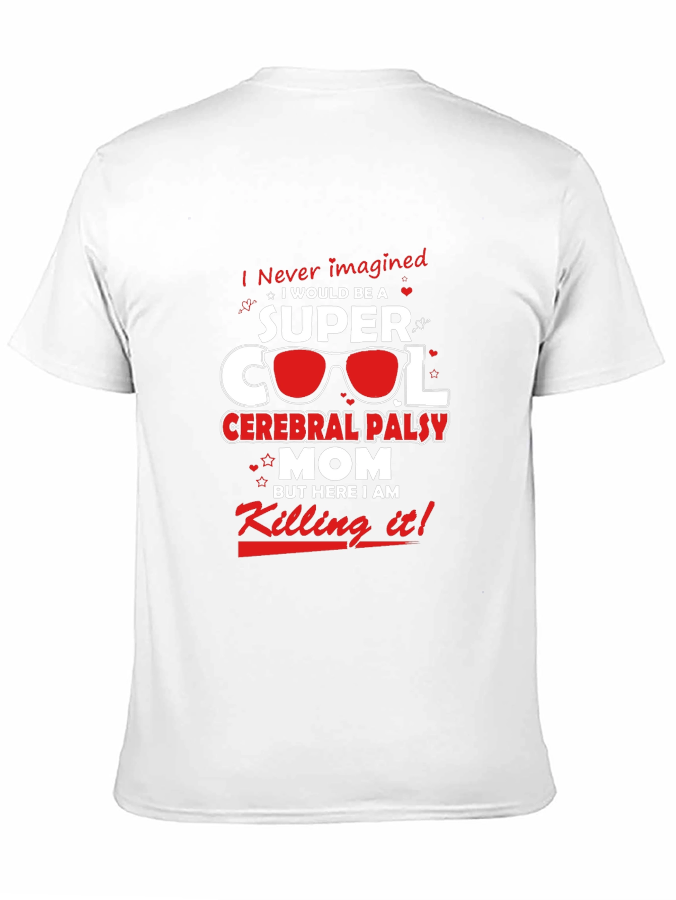 Super Cool Cerebral Palsy Mom Black T-Shirt