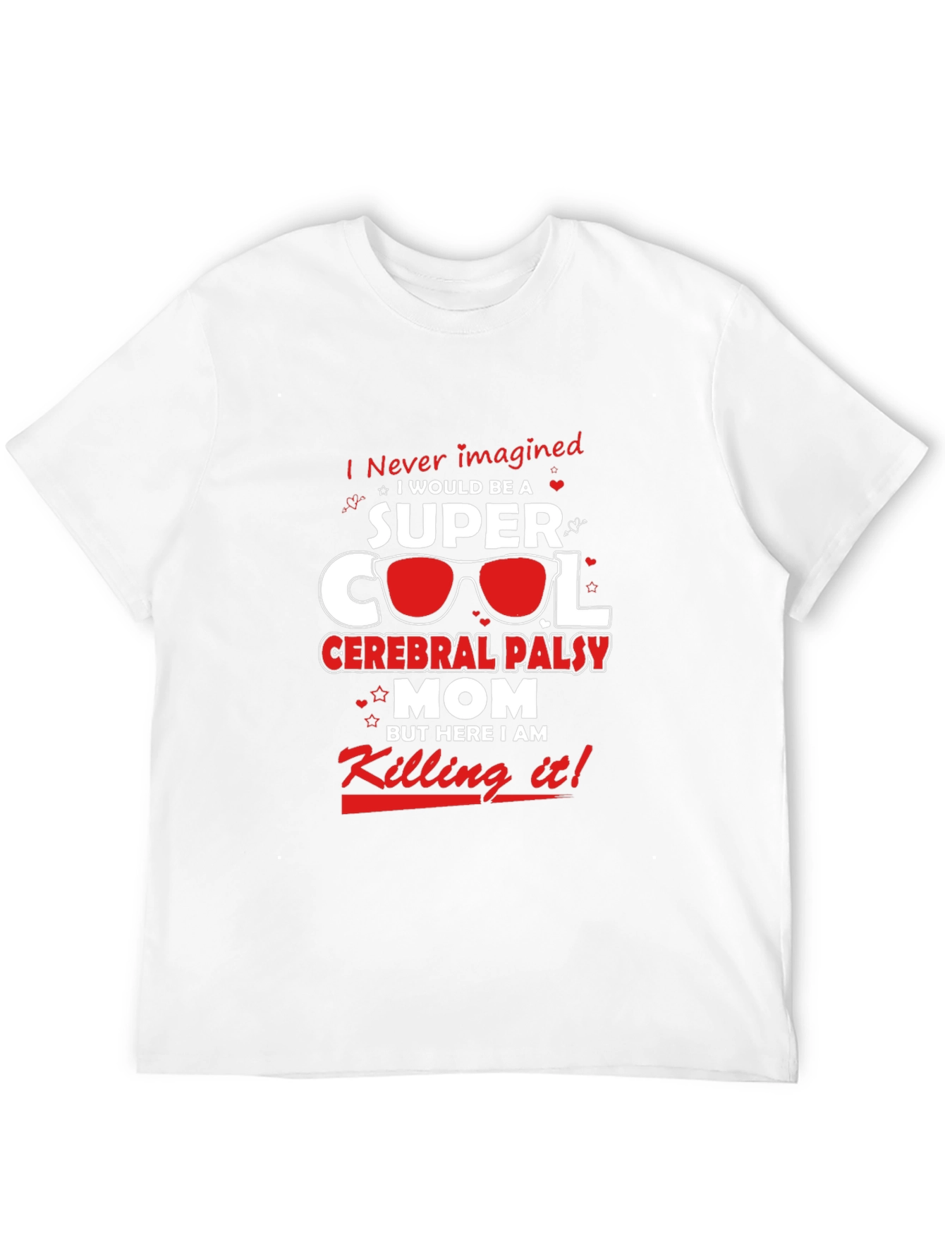 Super Cool Cerebral Palsy Mom Black T-Shirt