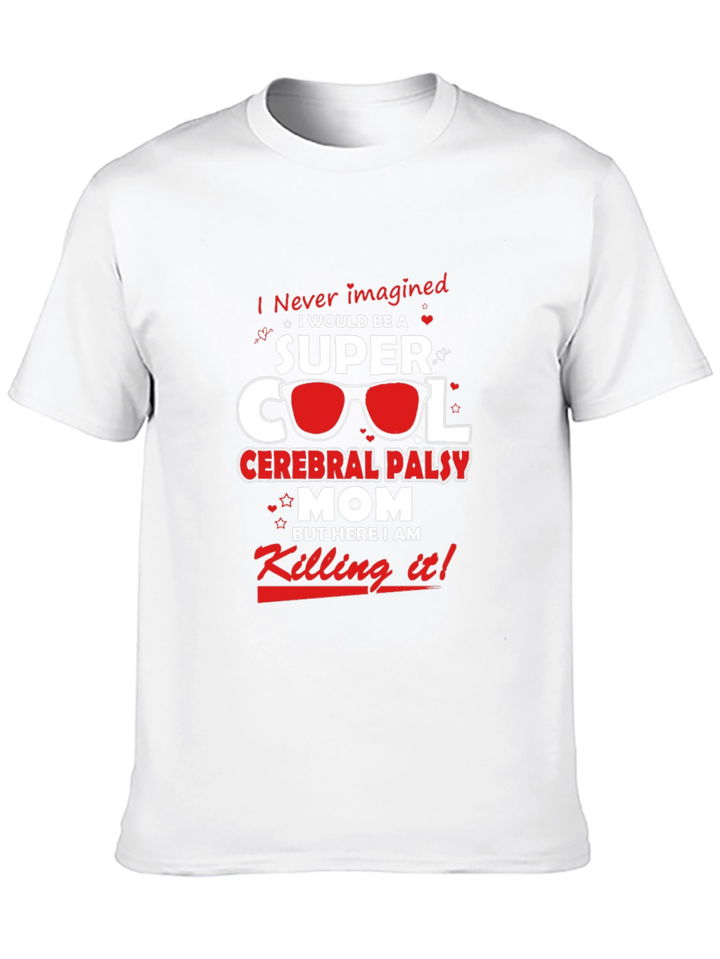 Super Cool Cerebral Palsy Mom Black T-Shirt