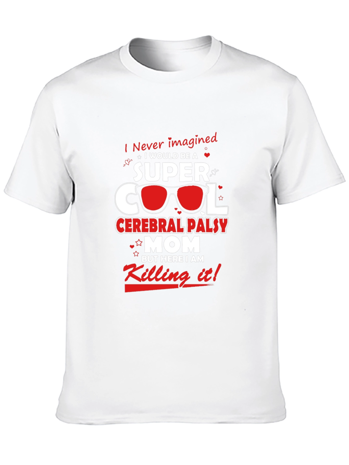 Super Cool Cerebral Palsy Mom Black T-Shirt