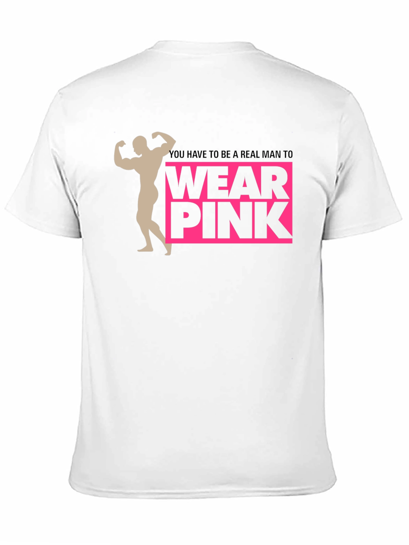 Real Man Wear Pink Graphic Tee