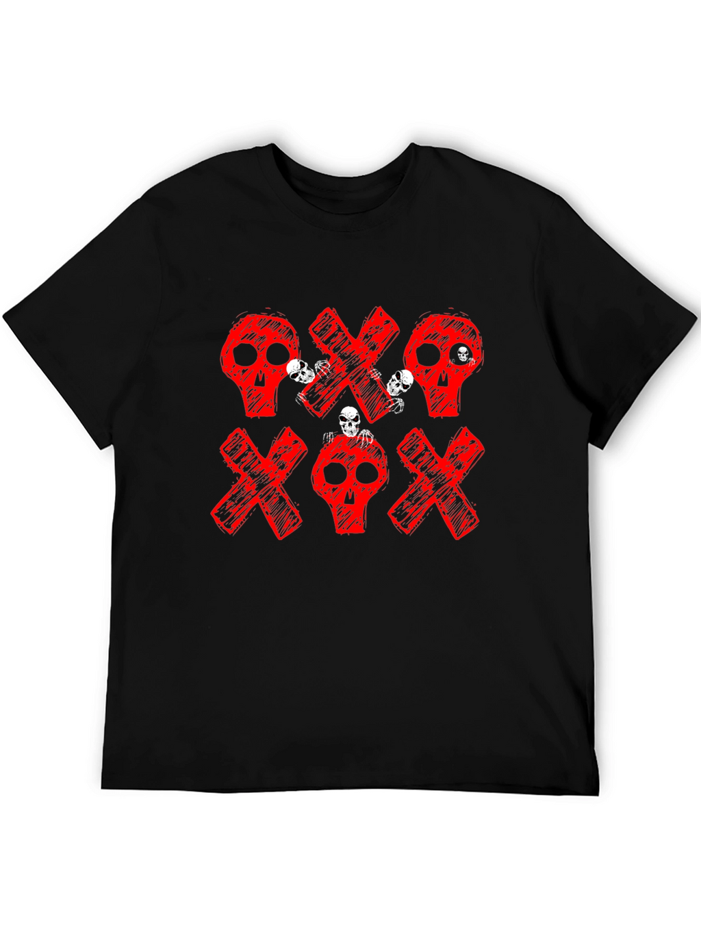 Skull & Crossbones Black Graphic Tee