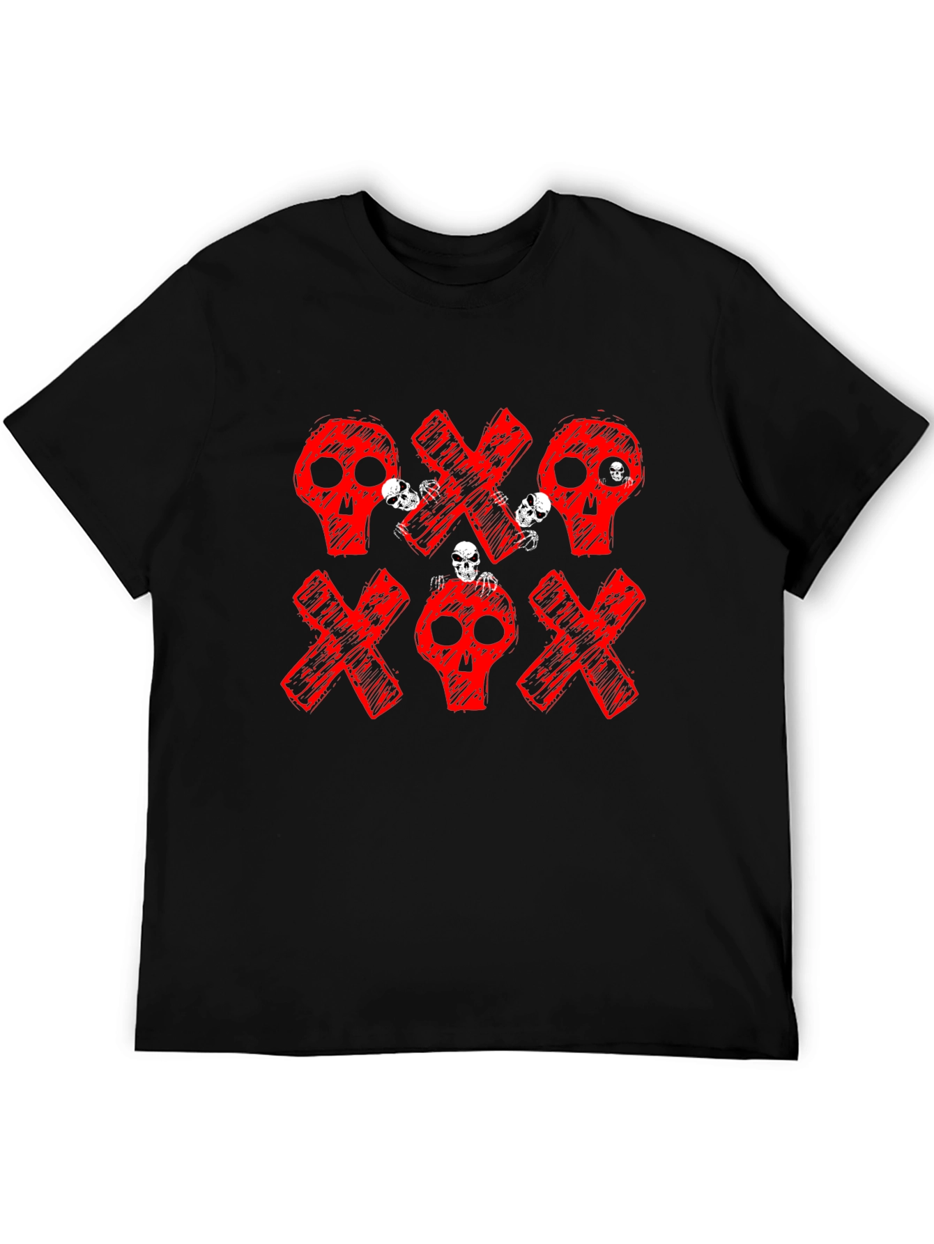 Skull & Crossbones Black Graphic Tee