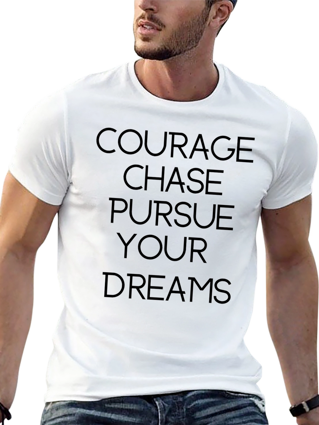 Inspirational Dream Chaser Black T-Shirt