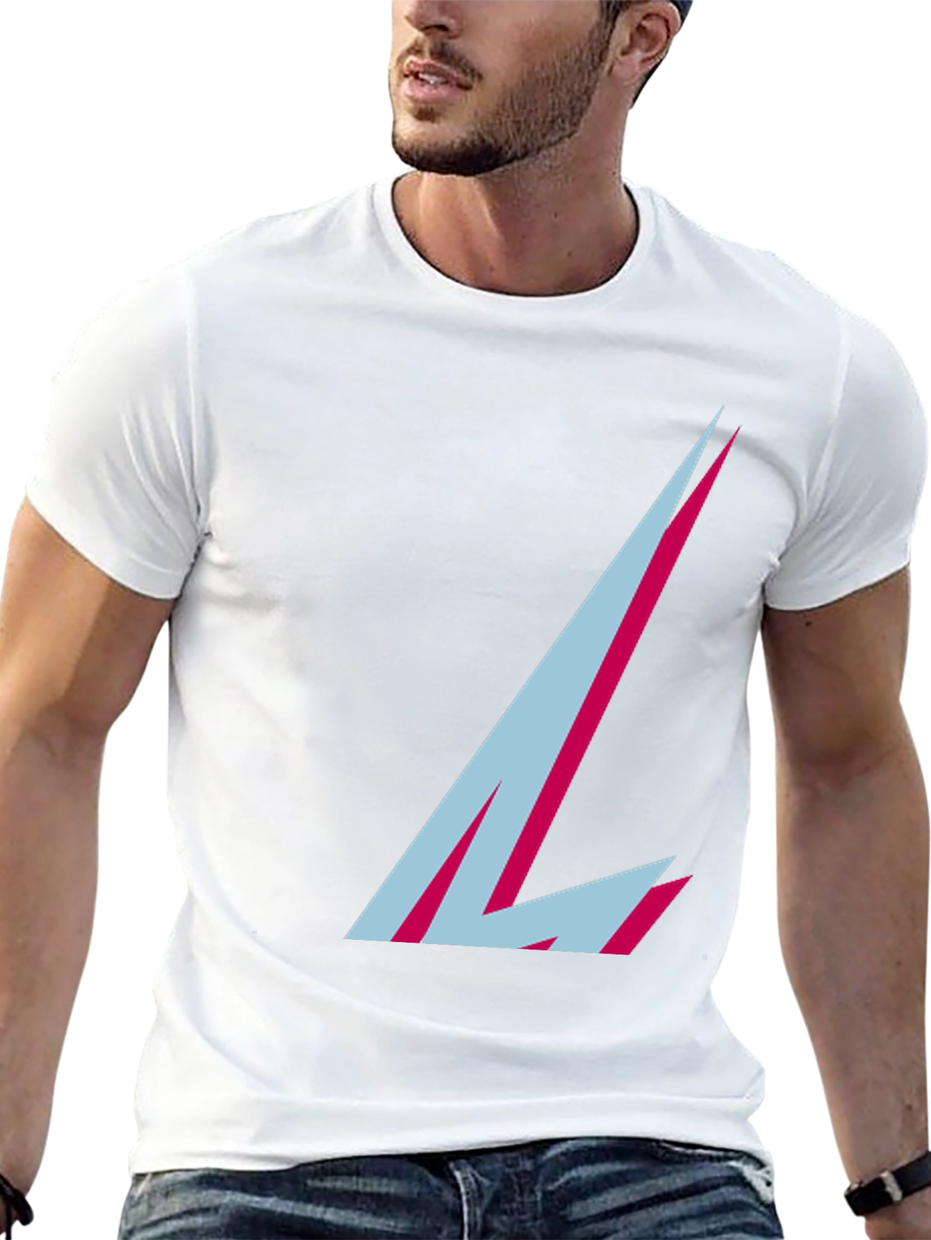 Modern Geometric Tee - Bold Style Soft Comfort
