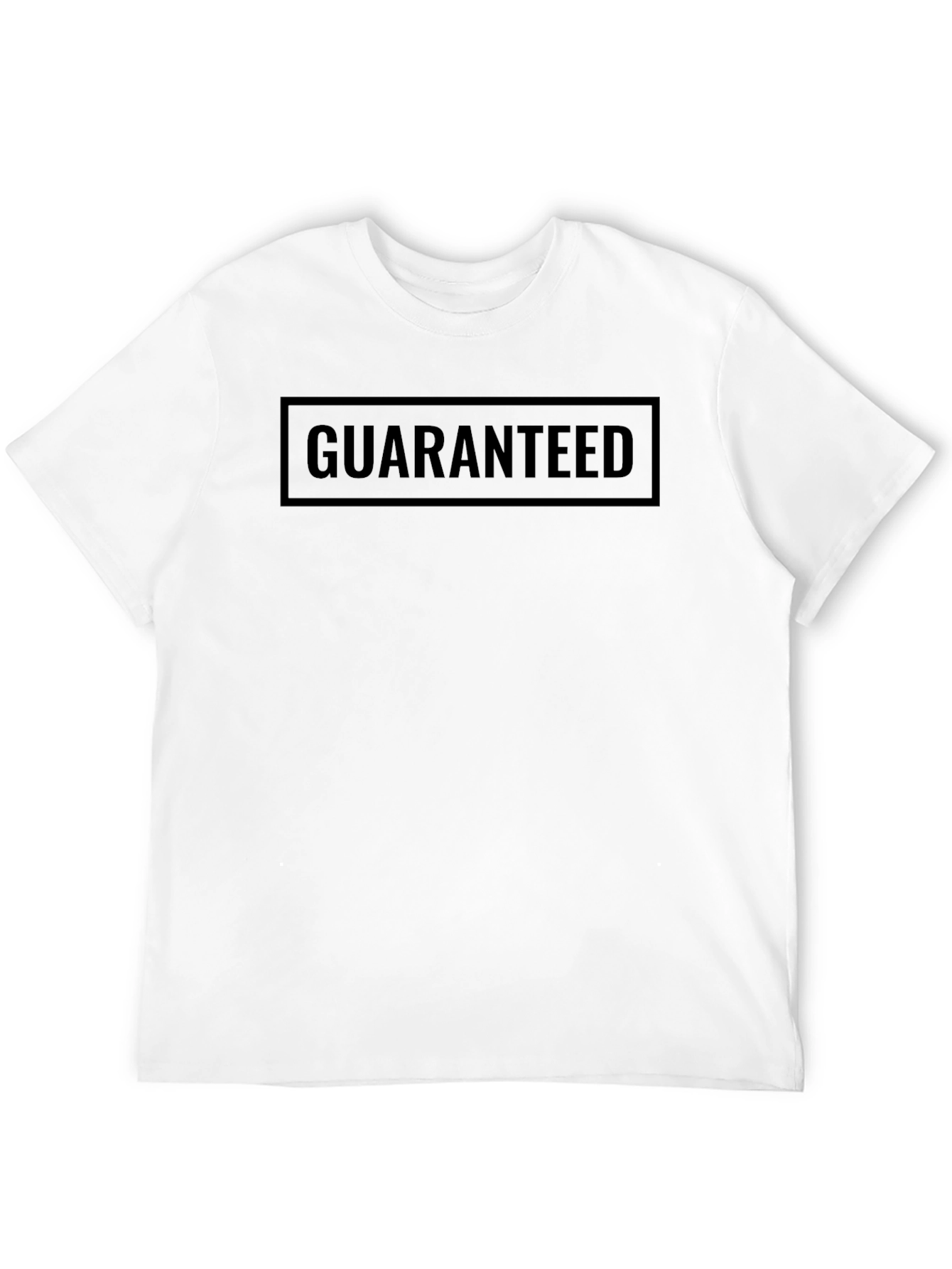 Guaranteed Black Graphic Tee - Modern Comfort Fit