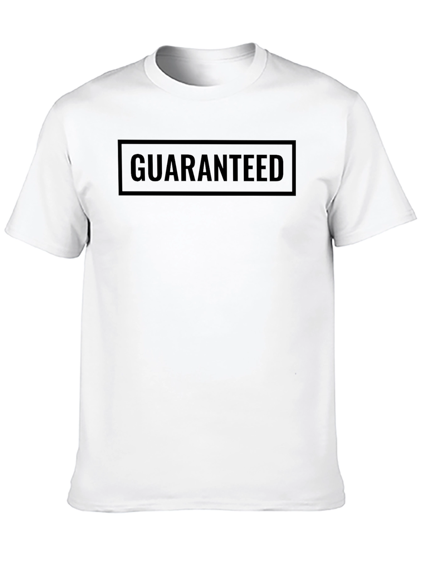 Guaranteed Black Graphic Tee - Modern Comfort Fit