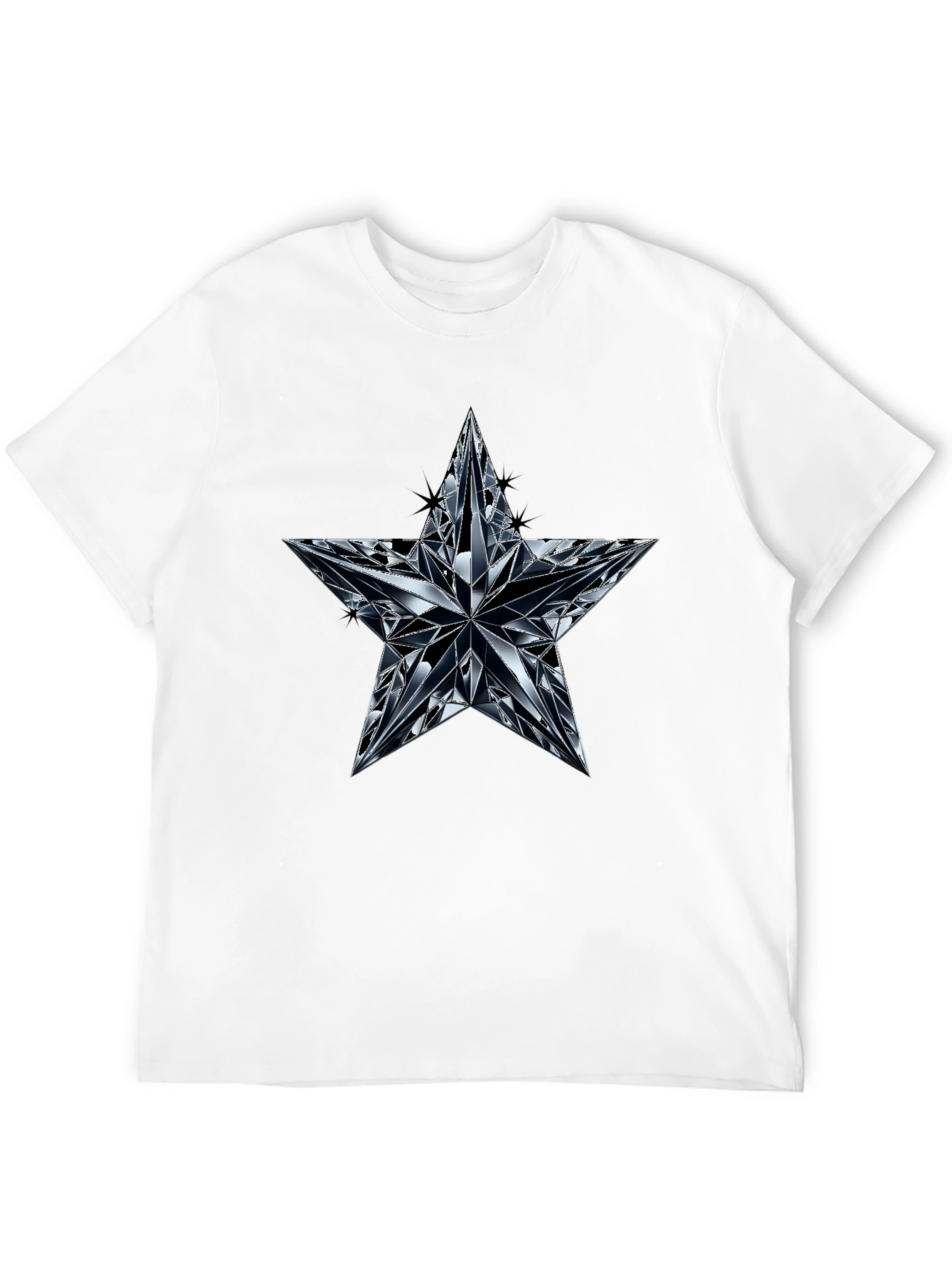 Diamond Star Graphic Black T-Shirt