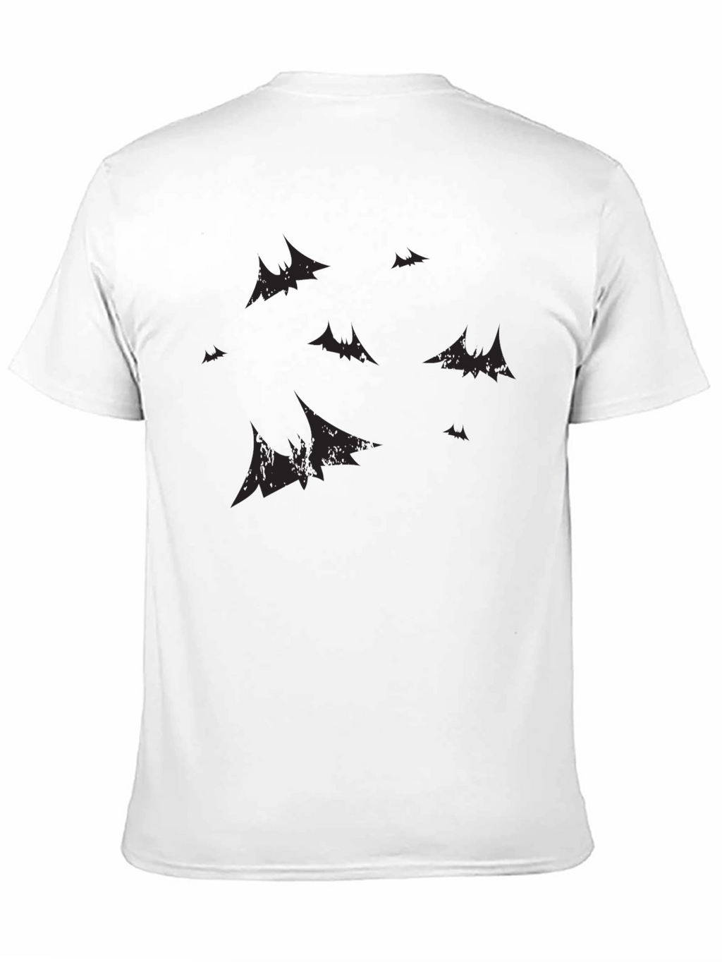 Mens Black Bat Graphic Tee