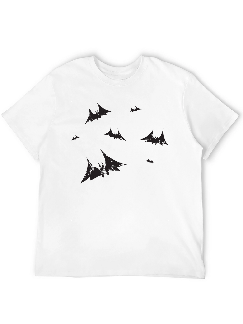 Mens Black Bat Graphic Tee
