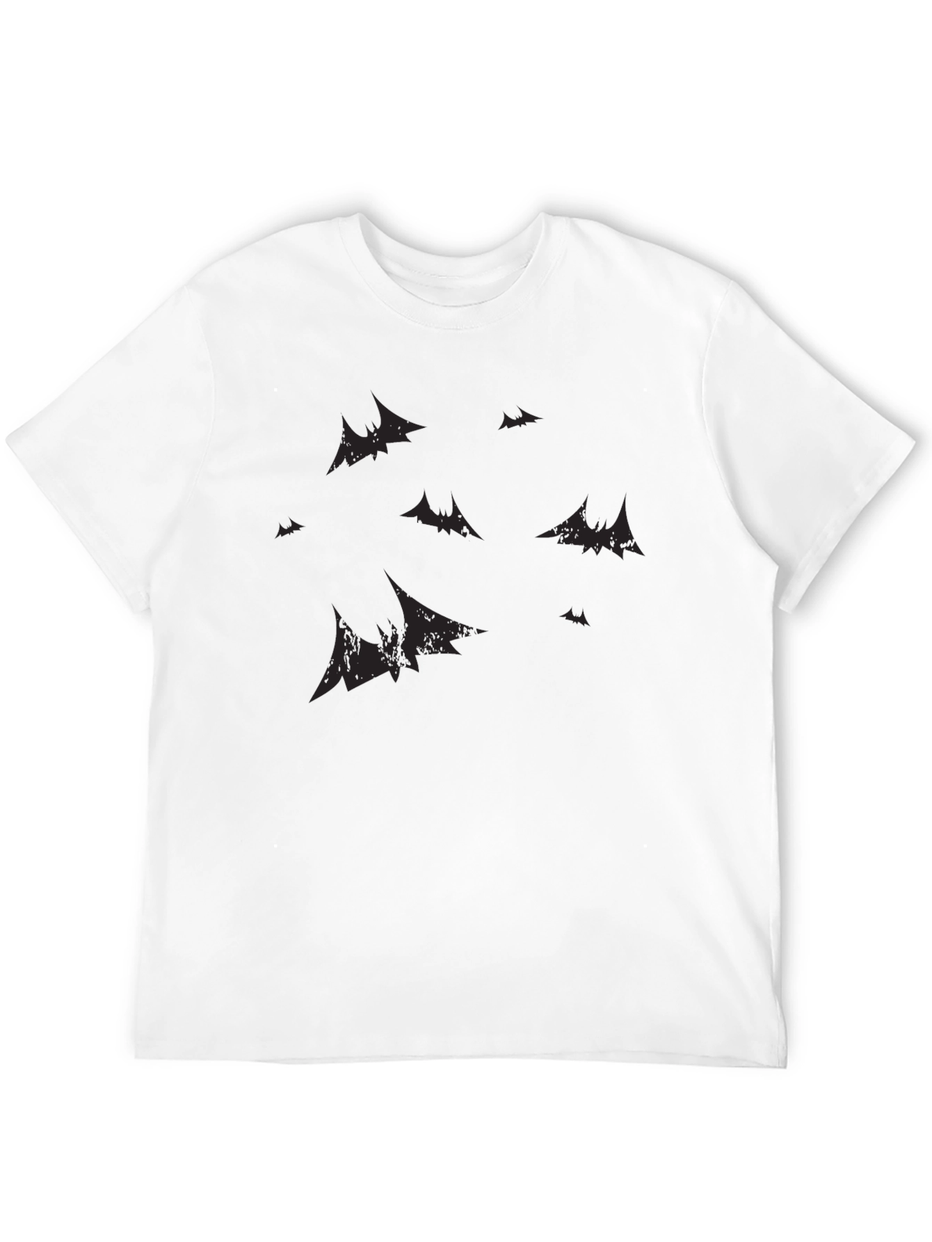 Mens Black Bat Graphic Tee