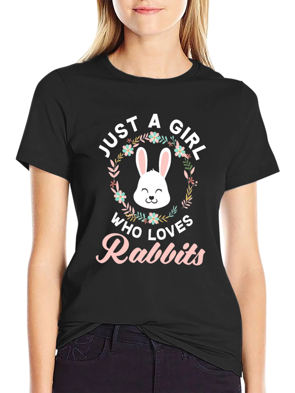 Just A Girl Who Loves Rabbits T-Shirt