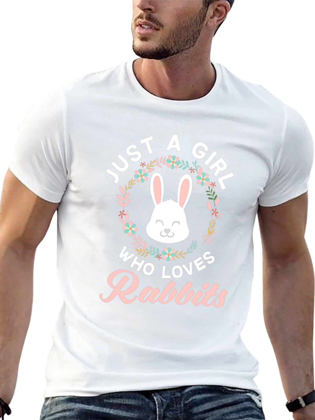 Just A Girl Who Loves Rabbits T-Shirt
